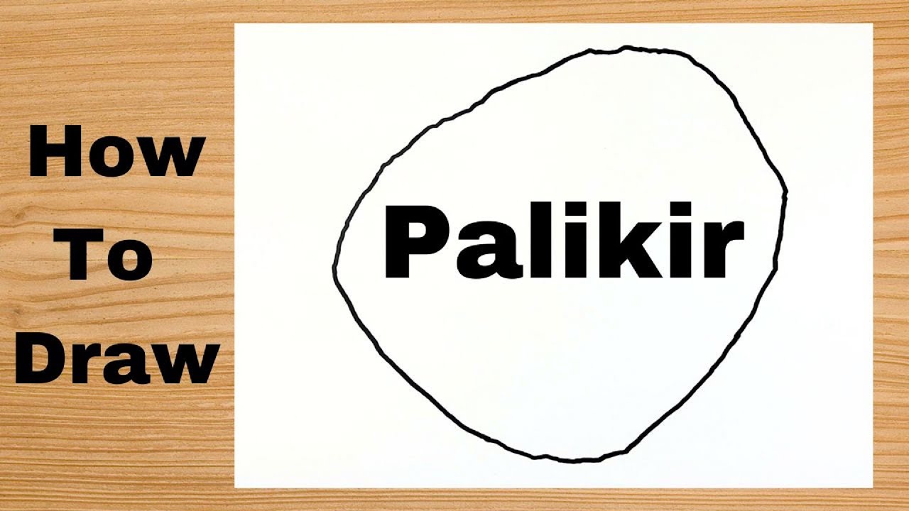 Drawing Palikir Capital Map - Micronesia