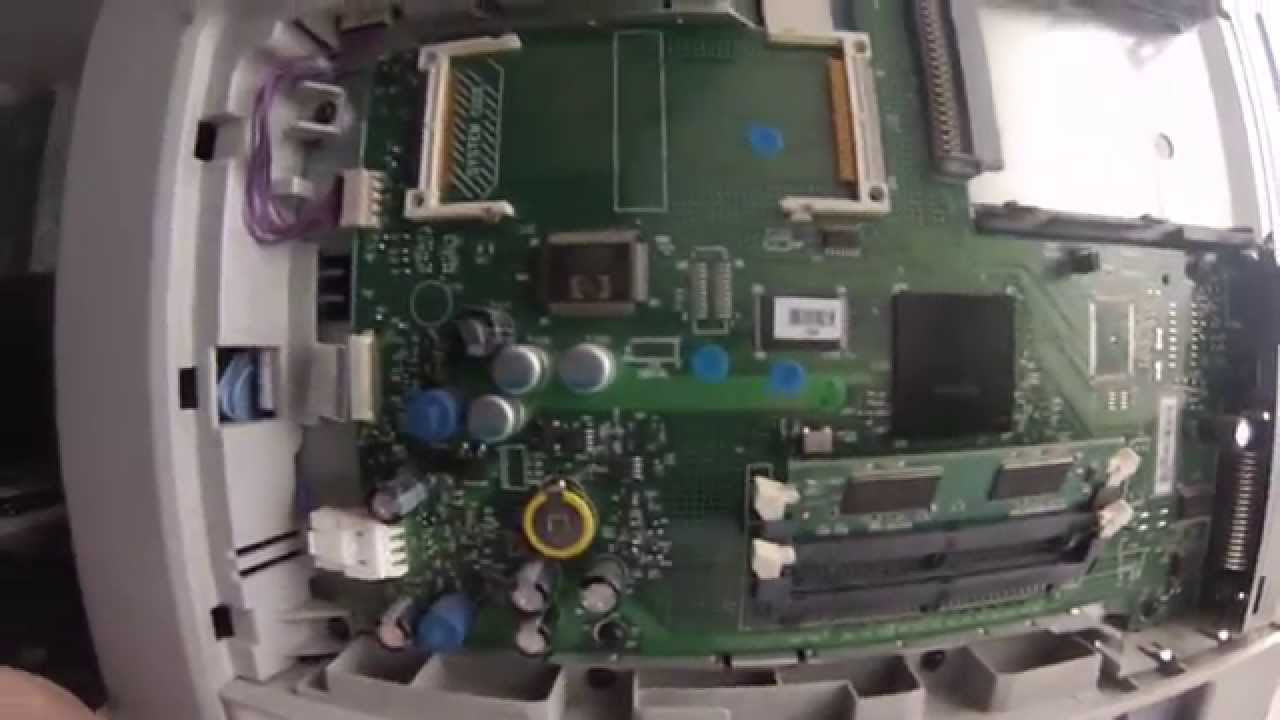 Как разобрать принтер Hewlett-Packard LaserJet 24xx