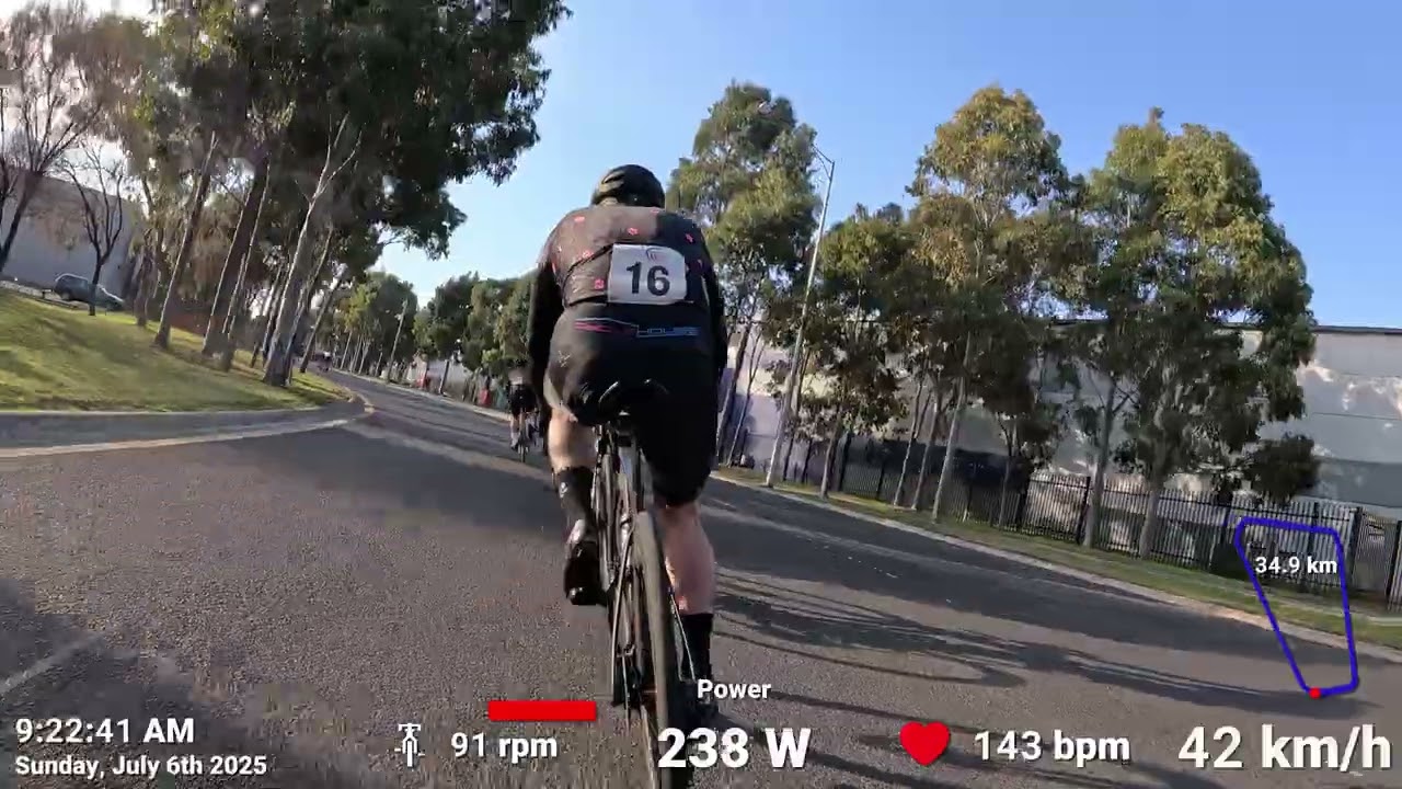 Northern Cycling Criterium Racing A Grade GoPro Matt Carmichael July 6th 2025