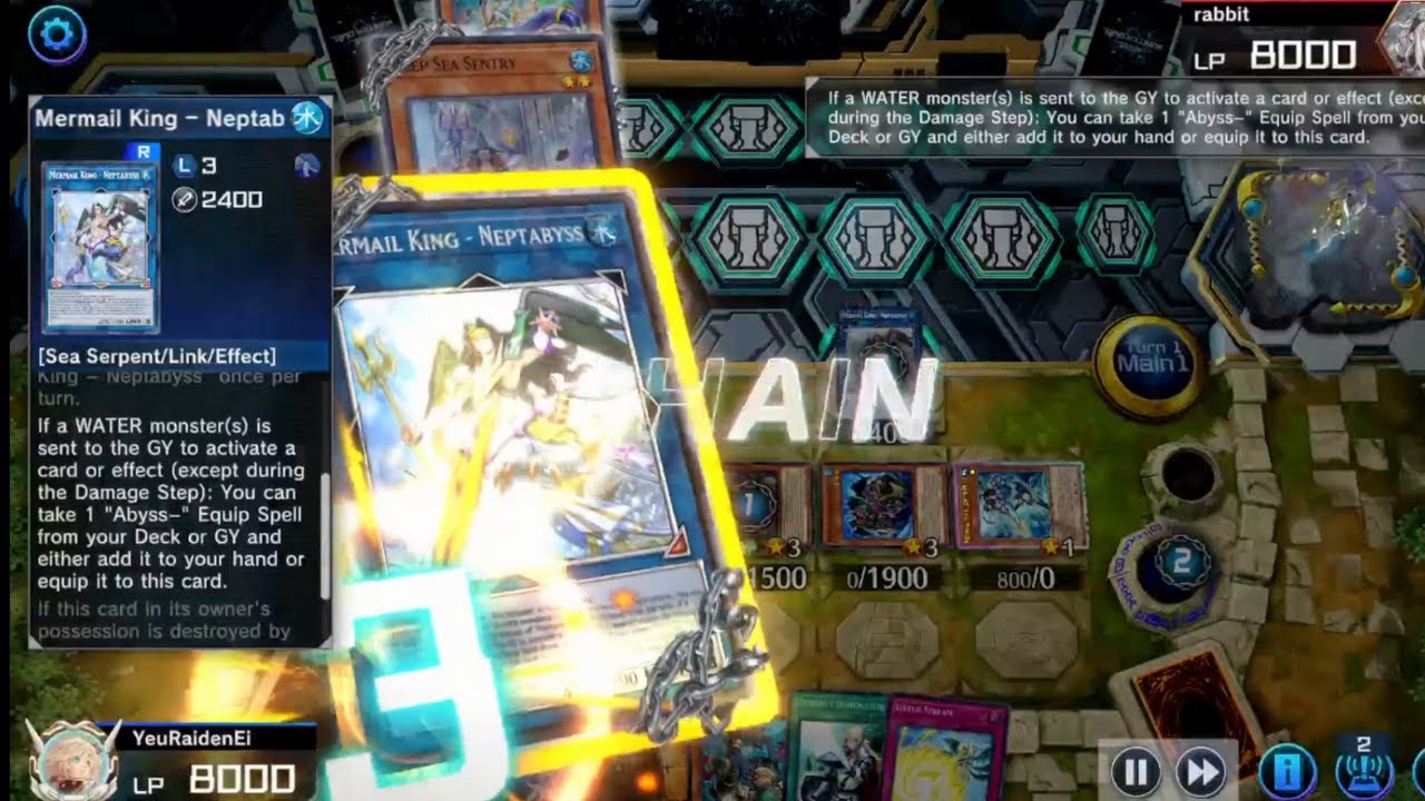 Diamond Đầu Mùa Với Mermail Atlantean - Giật 6 Hand Cực Chill | Yu-Gi-Oh! Master Duel