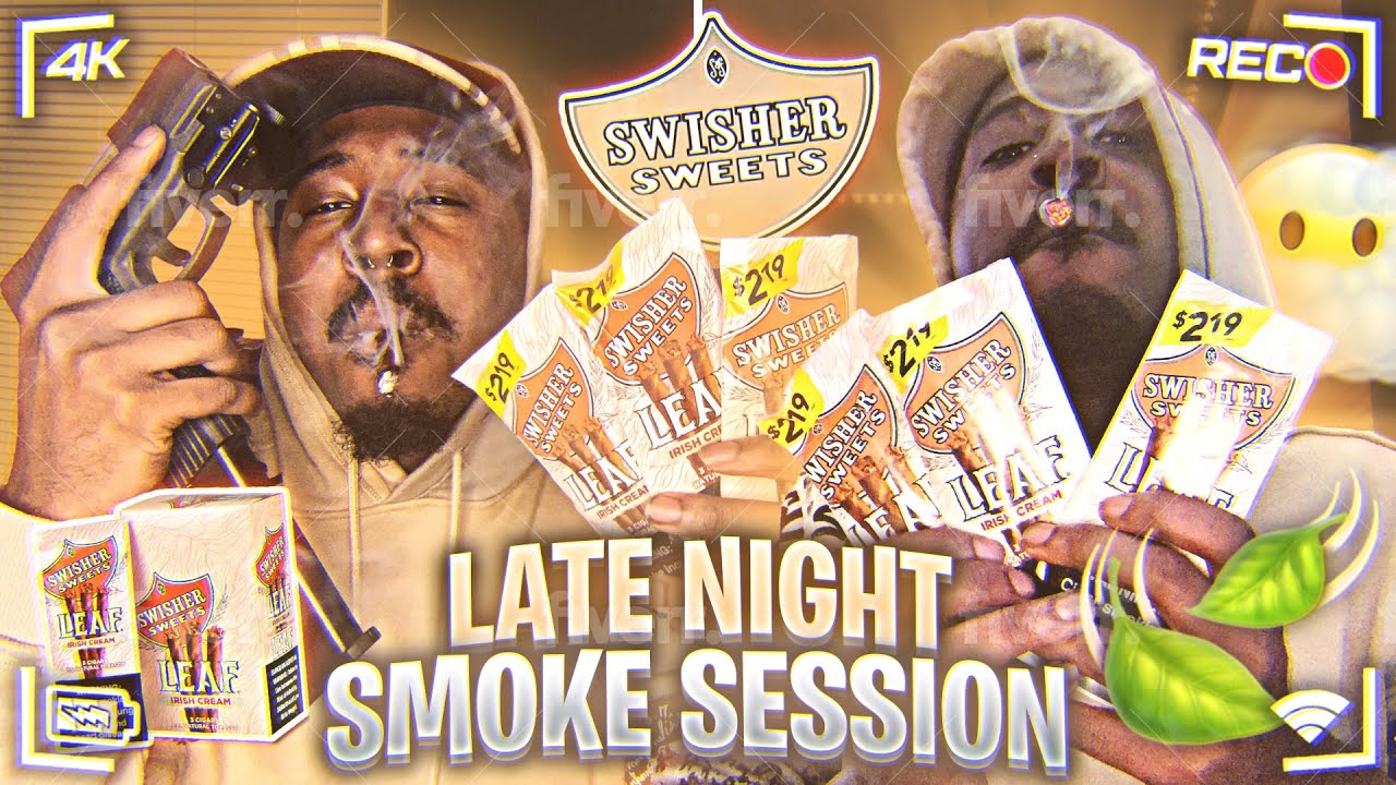 LATE NIGHT SMOKE SESSION 😶&zwj;🌫️ #hotboxin #smoke #swisher