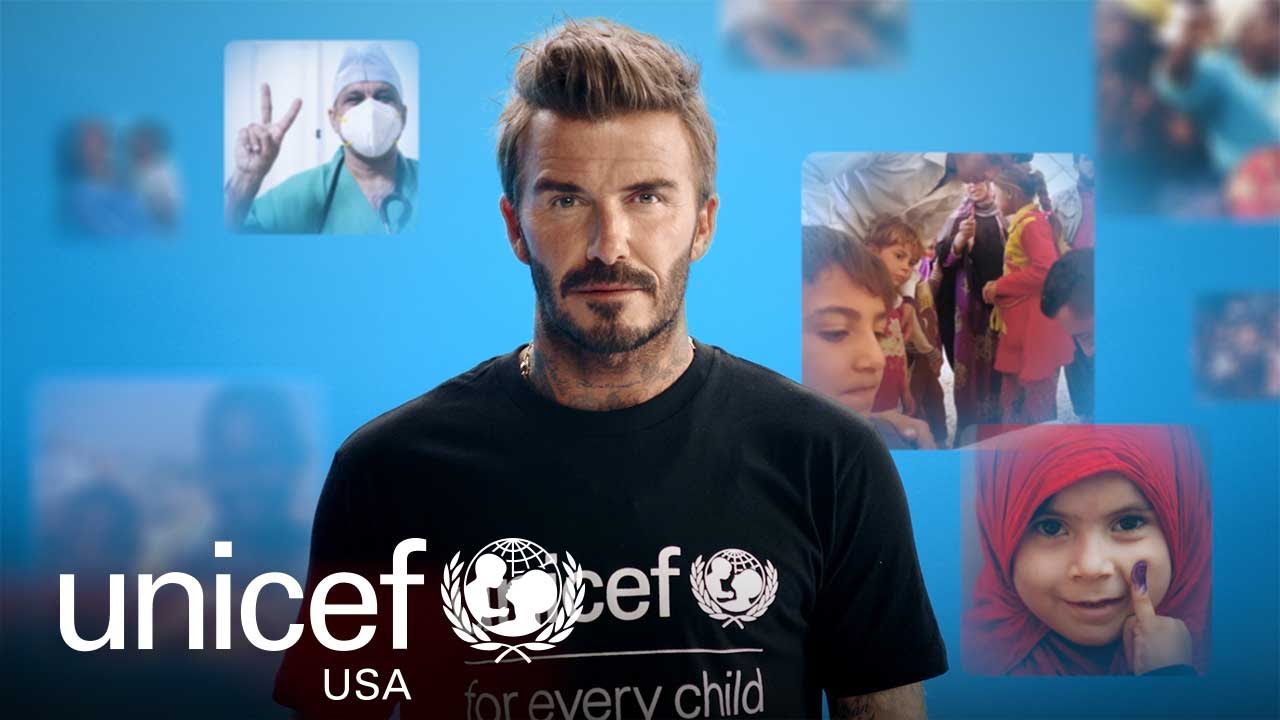 UNICEF Ambassador David Beckham Has a Vaccine Message