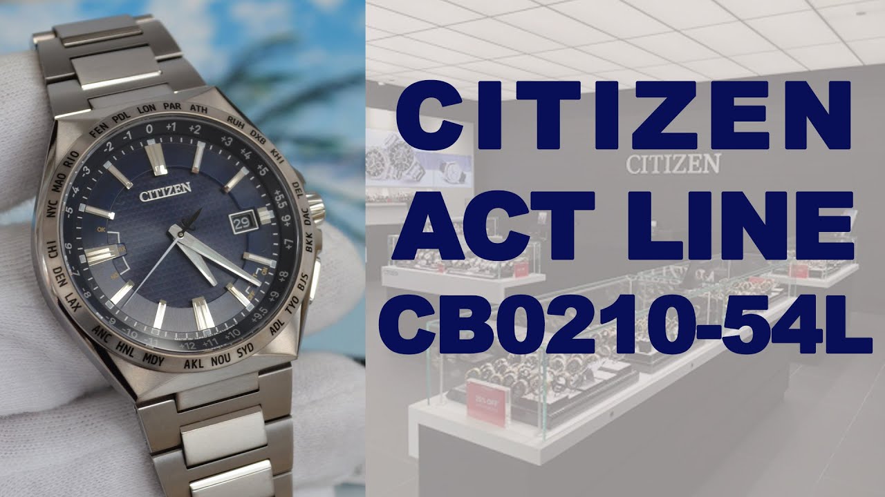 Обзор Citizen CB0210-54L Act Line / Модель 2020 года