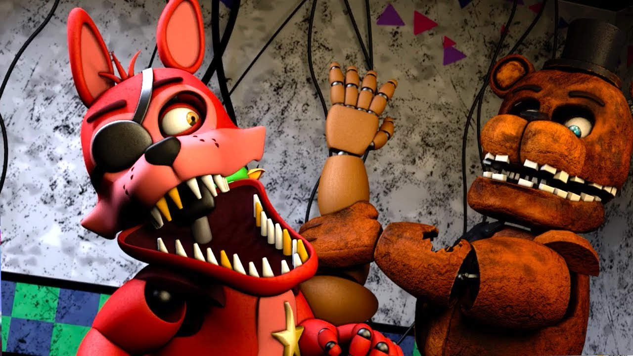 FNaF Rockstar vs Withered Animatronics
