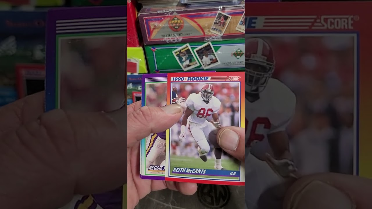 Cleveland, Ohio?  Gary, Indiana? NO! Cleveland Gary!! 1990 Score Football Pack | Rocket Man Carrier