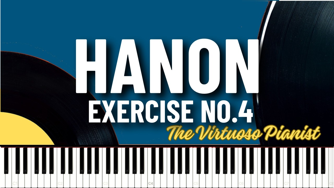 Hanon Exercise No. 4 | Piano Tutorial & Sheet Music | PREPARATORY