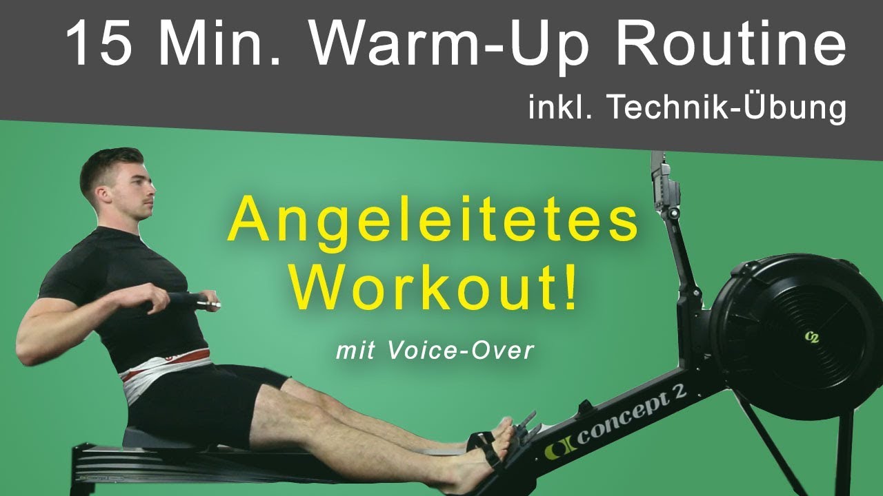 RUDERGERÄT TRAINING: Geführtes Workout inkl. Technik Übung (ideales Warm-Up)