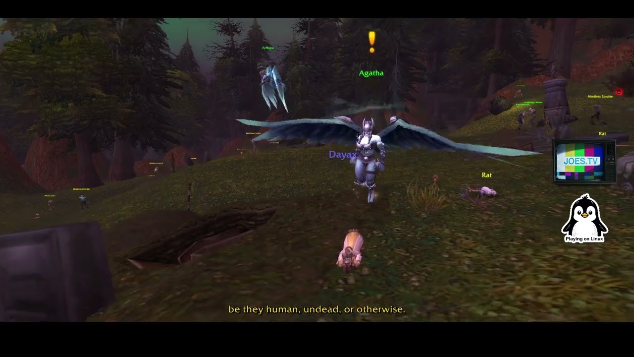 Linux Gaming - World of Warcraft - Forsaken Priest 1