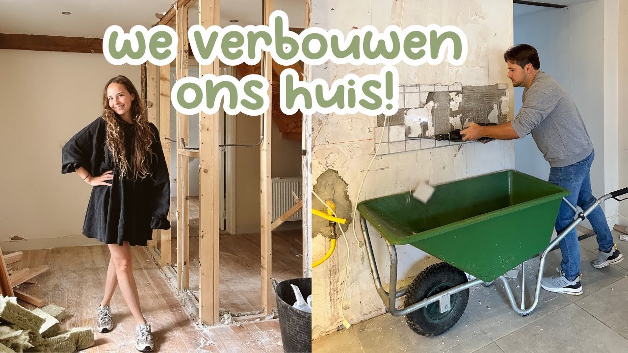 Home Tour tijdens de verbouwing! | GROTE CHAOS