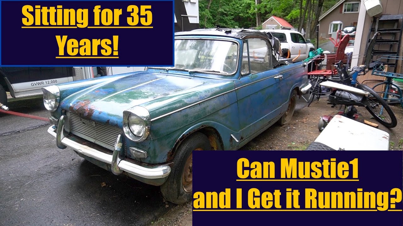 Triumph Herold sitting for 35 years. Will it run???