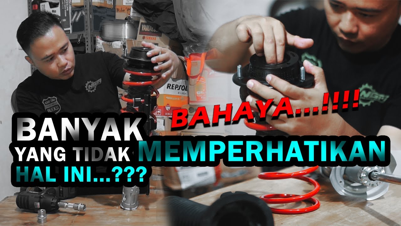 MERAKIT SHOCKBREKER DEPAN ALL NEW RUSH | SHOCKBREKER DEPAN ALL NEW TERIOS | BIKIN EMPUK DAN CEPER