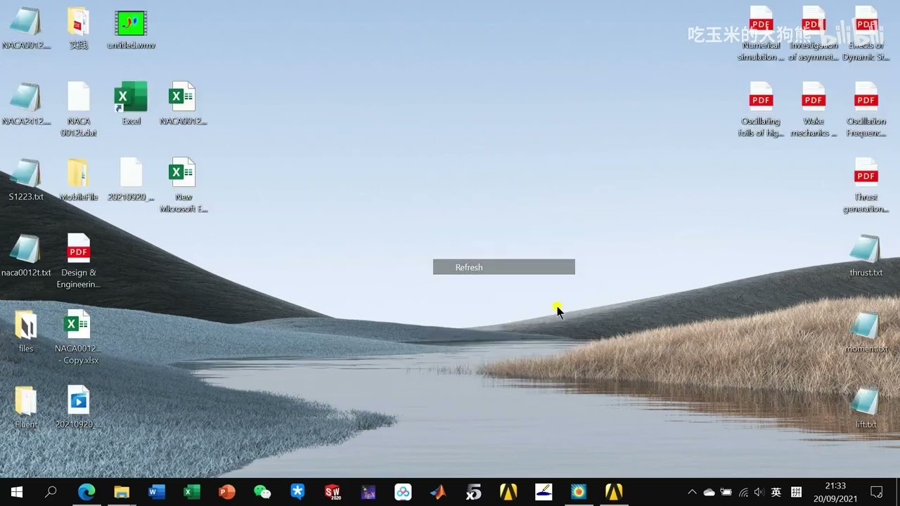simulation of flapping wing in ansys fluent