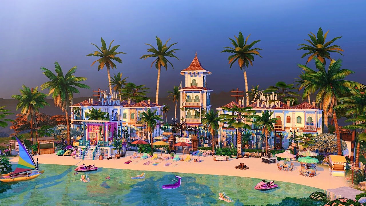 Street Carnival • The Sims 4 • No CC | Speed Build