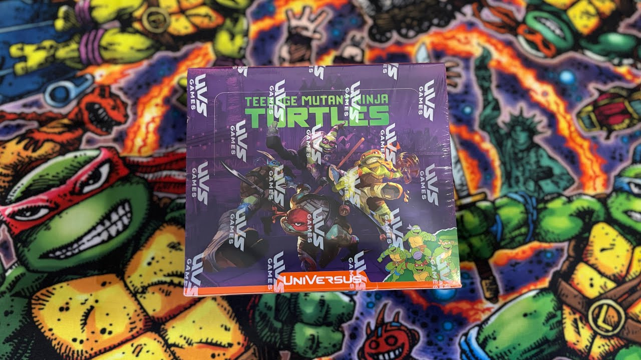 Universus TMNT Booster Box! Secret Rares, Ooze, Chrome?!