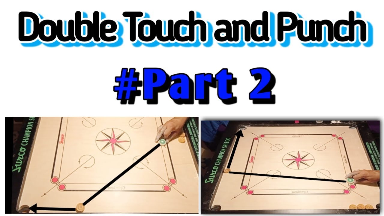 Carrom Board Double Touch Shots.Opposite& side Frames.#S.S.CarromAcademy
