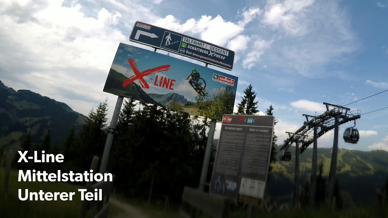 X-Line Saalbach // FULL RUN // Crazy Northshore, roots and Rock gardens @ GLEMMRIDE 2019 // MTB