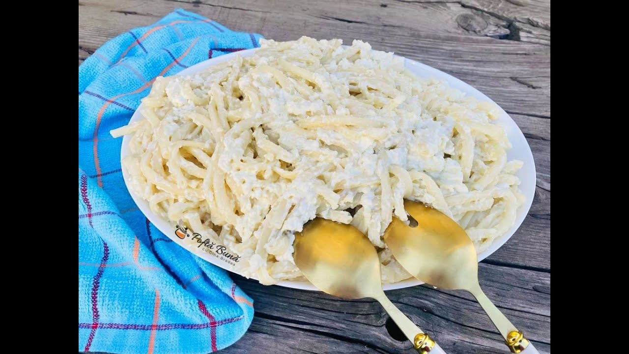 Macaroane cu branza reteta copilariei | Gina Bradea