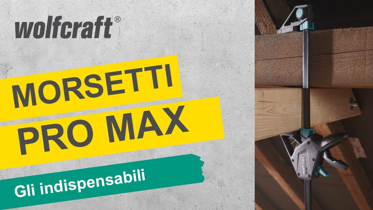Morsetti a una mano per serrare con forza, sicurezza e massimo controllo | wolfcraft