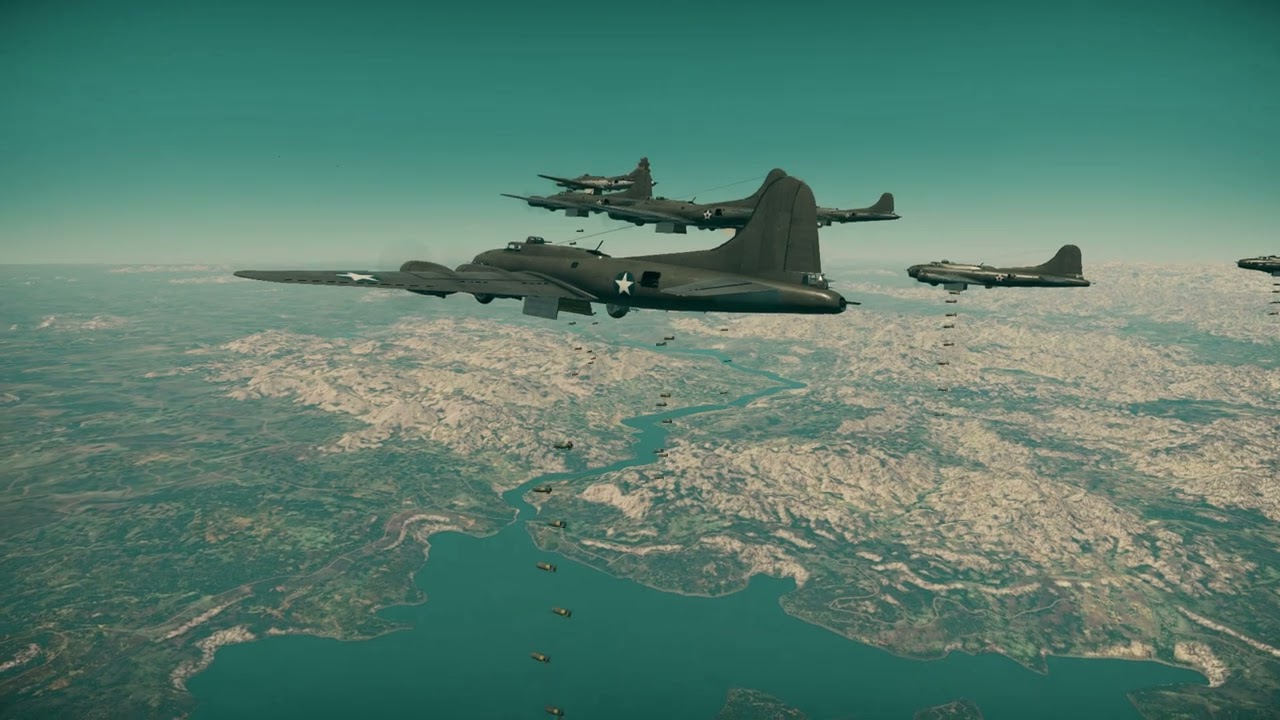 B-17 Flying Fortress air raid