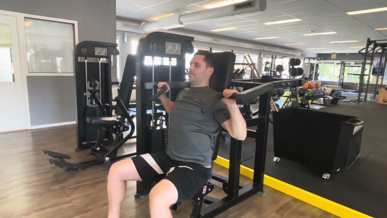 Skulderpress maskin