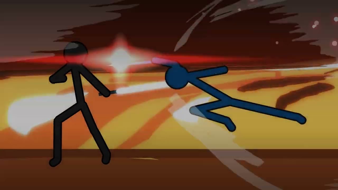 Supreme Duelist Stickman Animation: Scepter vs Laser Sword