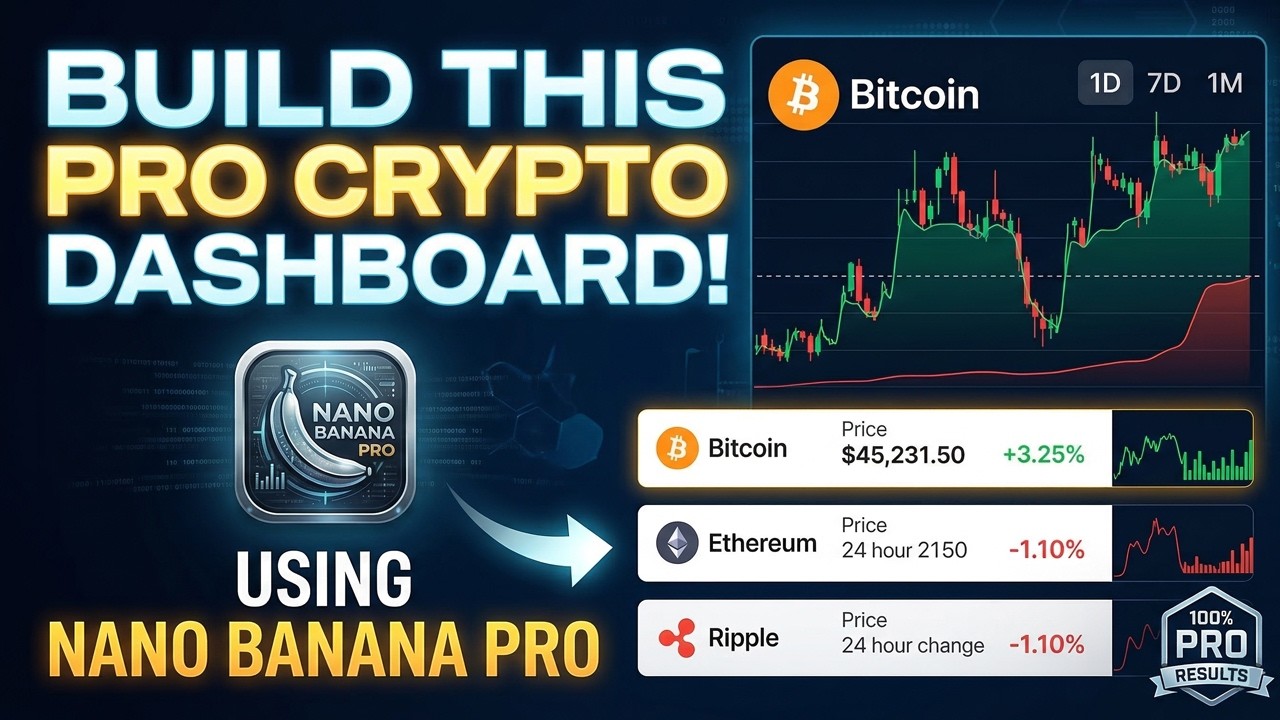 Разработка профессиональной криптопанели управления с помощью Nano Banana Pro AI