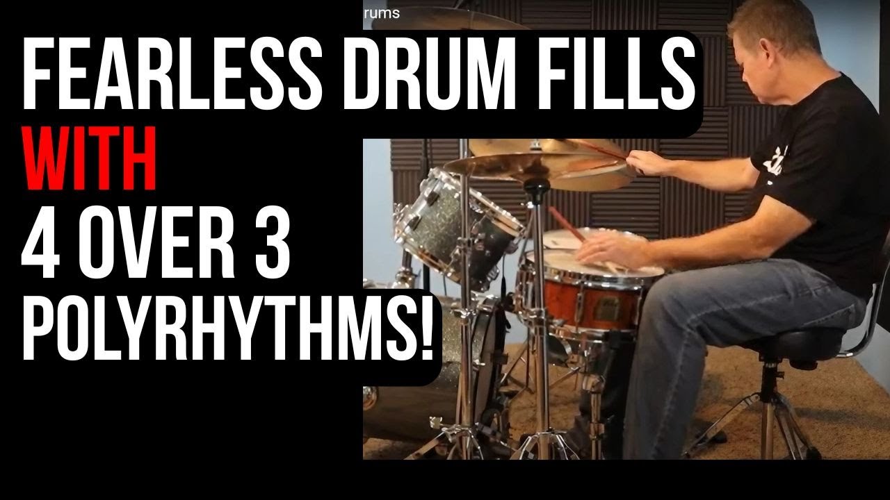 Unlock Fearless Drum Fills With 4 Over 3 Polyrhythms!😀
