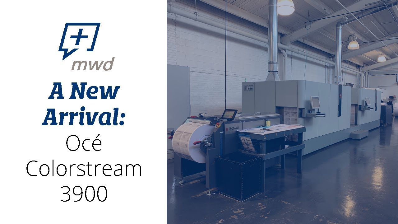 A new arrival: Oc&eacute; Colorstream 3900