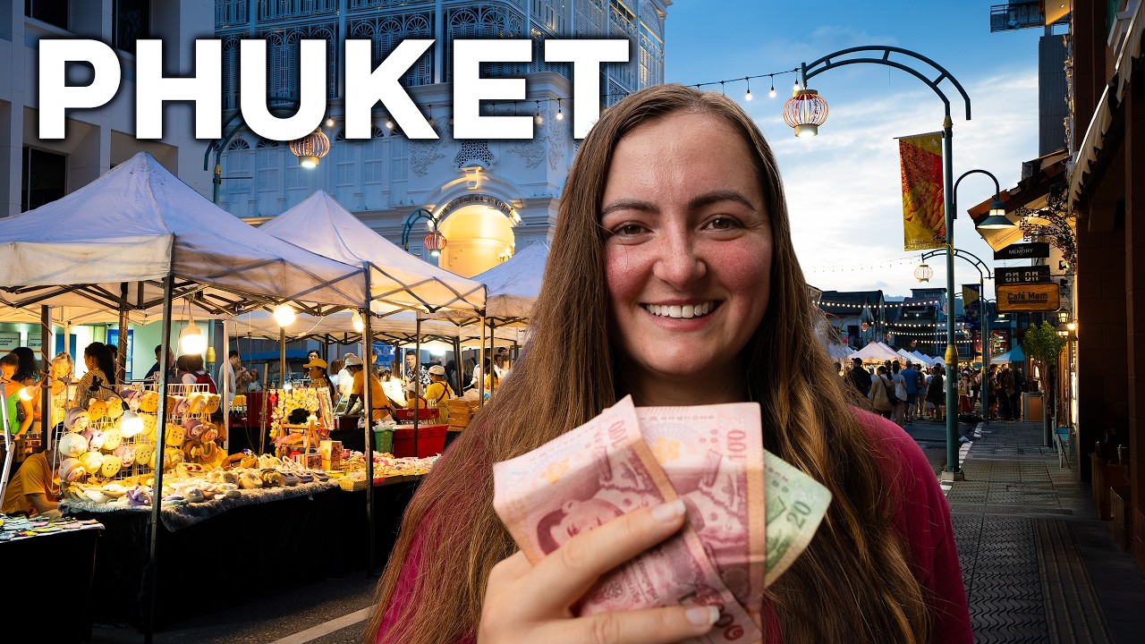 Exploring PHUKET OLD TOWN 🇹🇭 (What $10 Gets You in THAILAND)