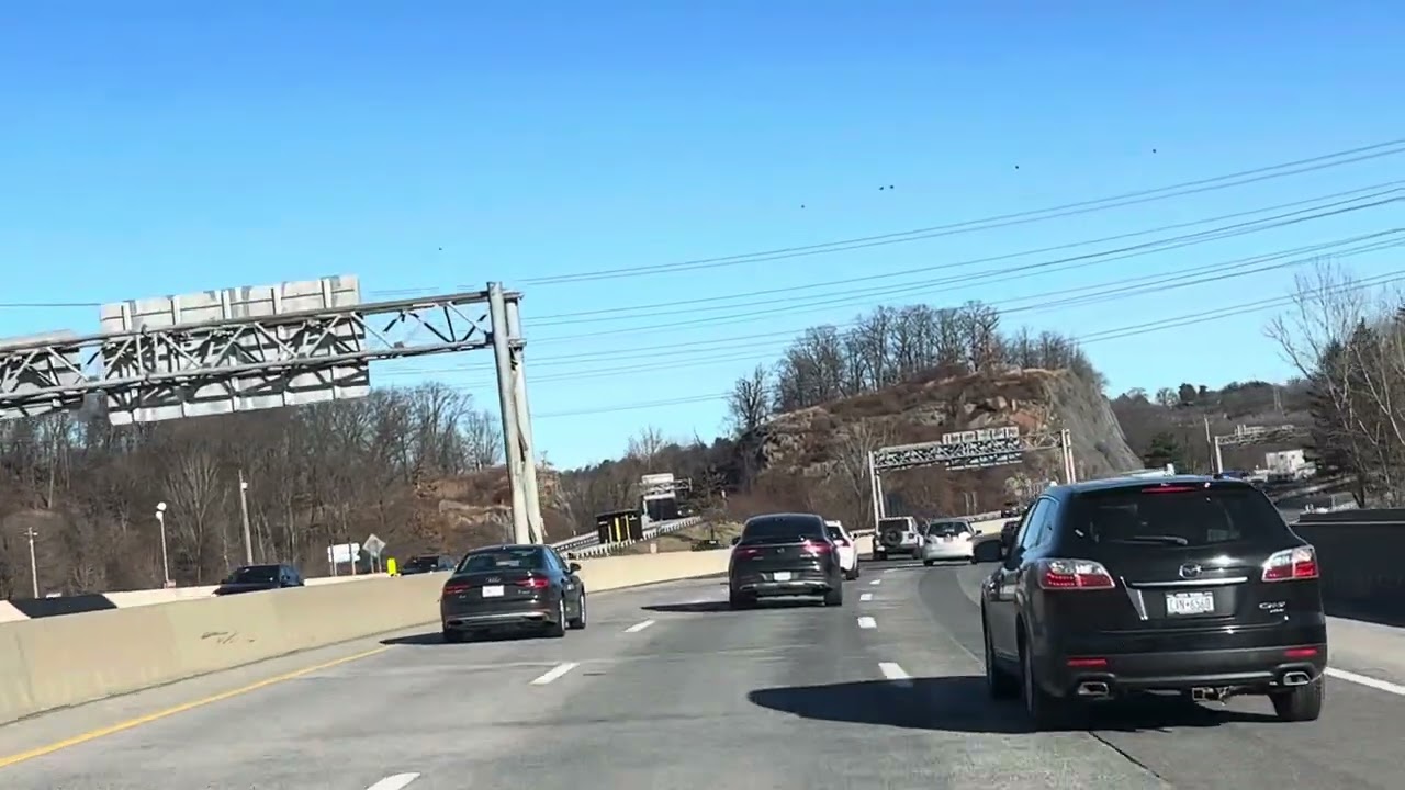 DRIVE Mario Coumo bridge North towards Westchester White planing to Merritt Hutchinson Parkway