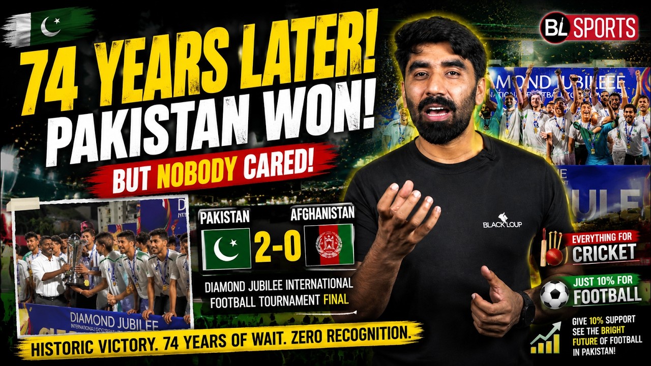 Pakistan Won a Football Trophy After 74 Years... But Nobody Cared! 🇵🇰⚽