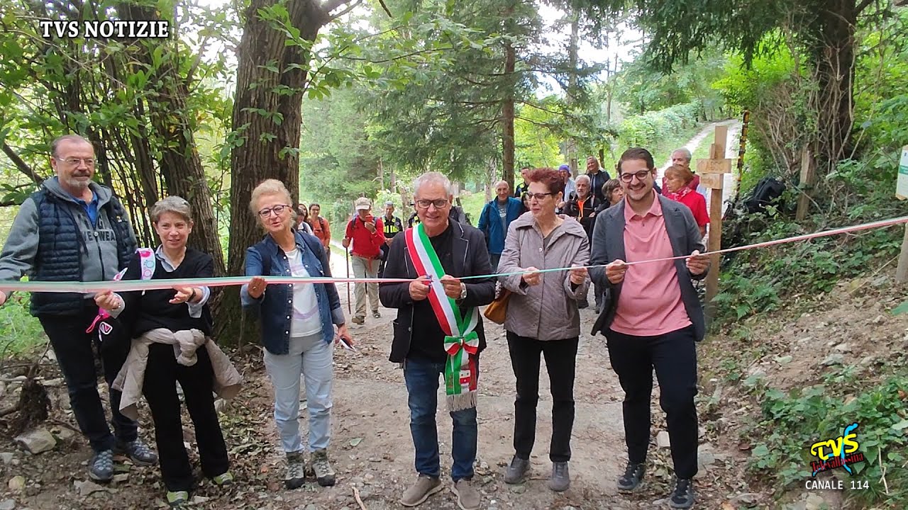 Asso - Inaugurato il riqualificato sentiero Asso-Rezzago
