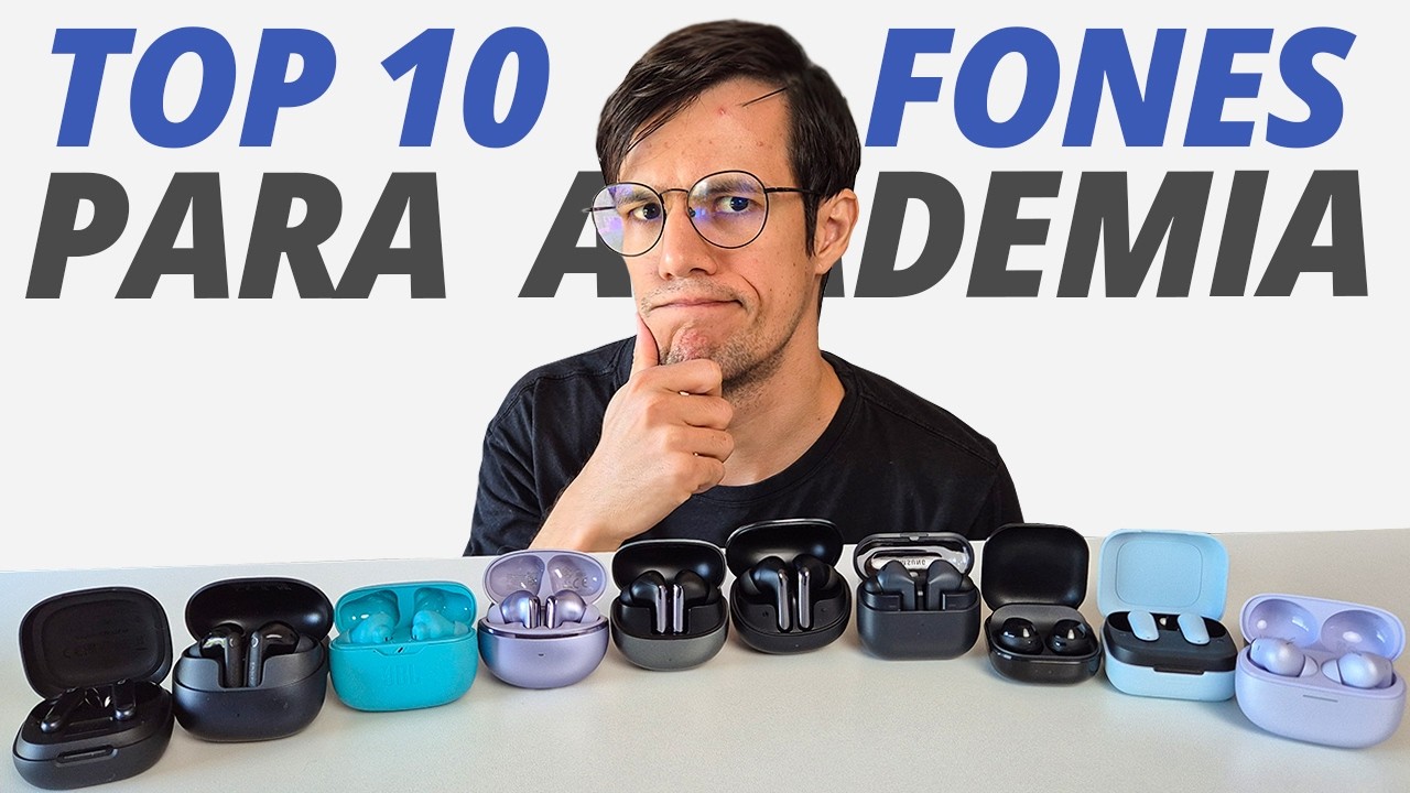 TOP 10 Melhores FONES BLUETOOTH para ACADEMIA 2026 - Fones de Qualidade