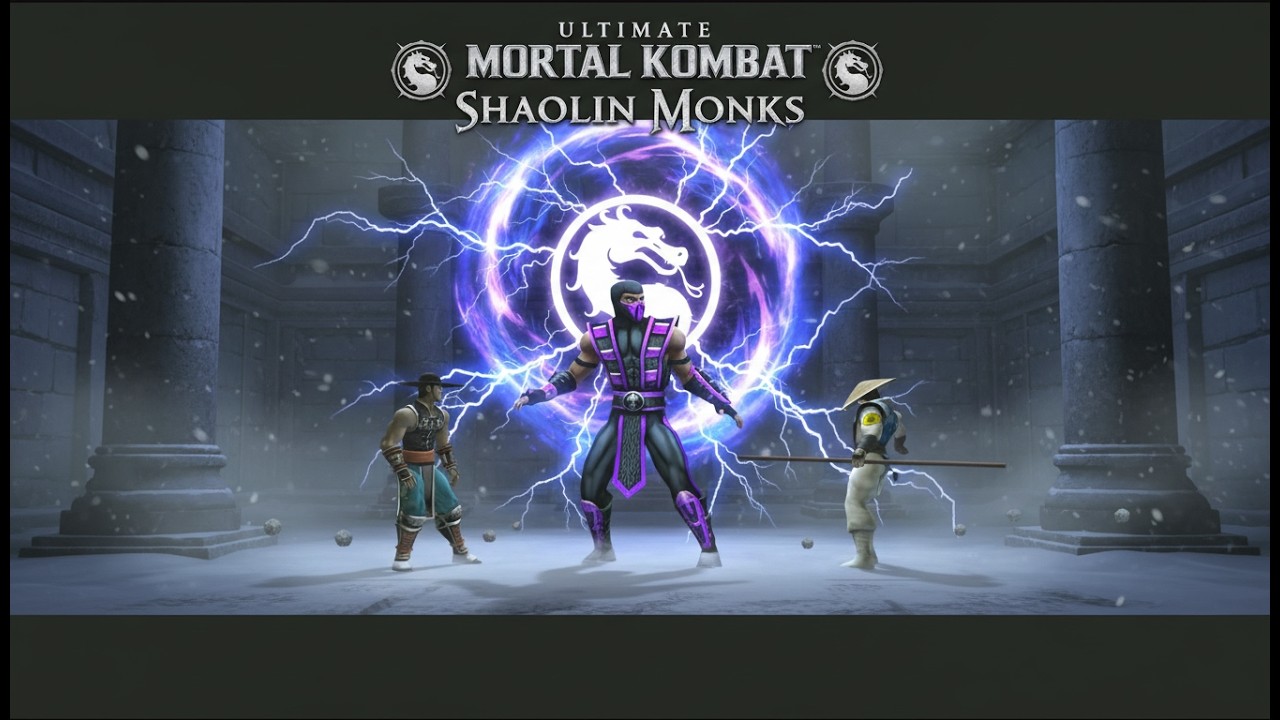 Mod V 2 Ultimate Mortal Kombat Shaolin Monks Com RAIN ! Em 4K ps2 Emu