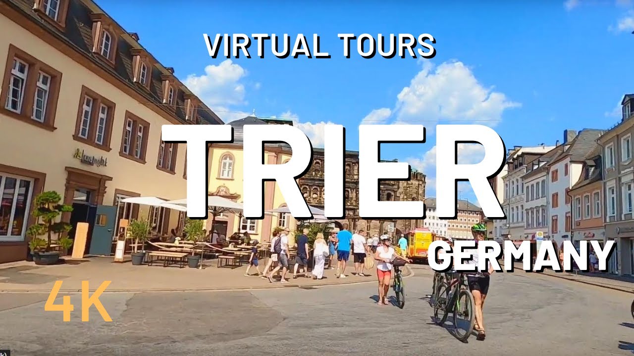 TRIER Walking Tour 🇩🇪 Germany HD Video Tour Porta Nigra Trier