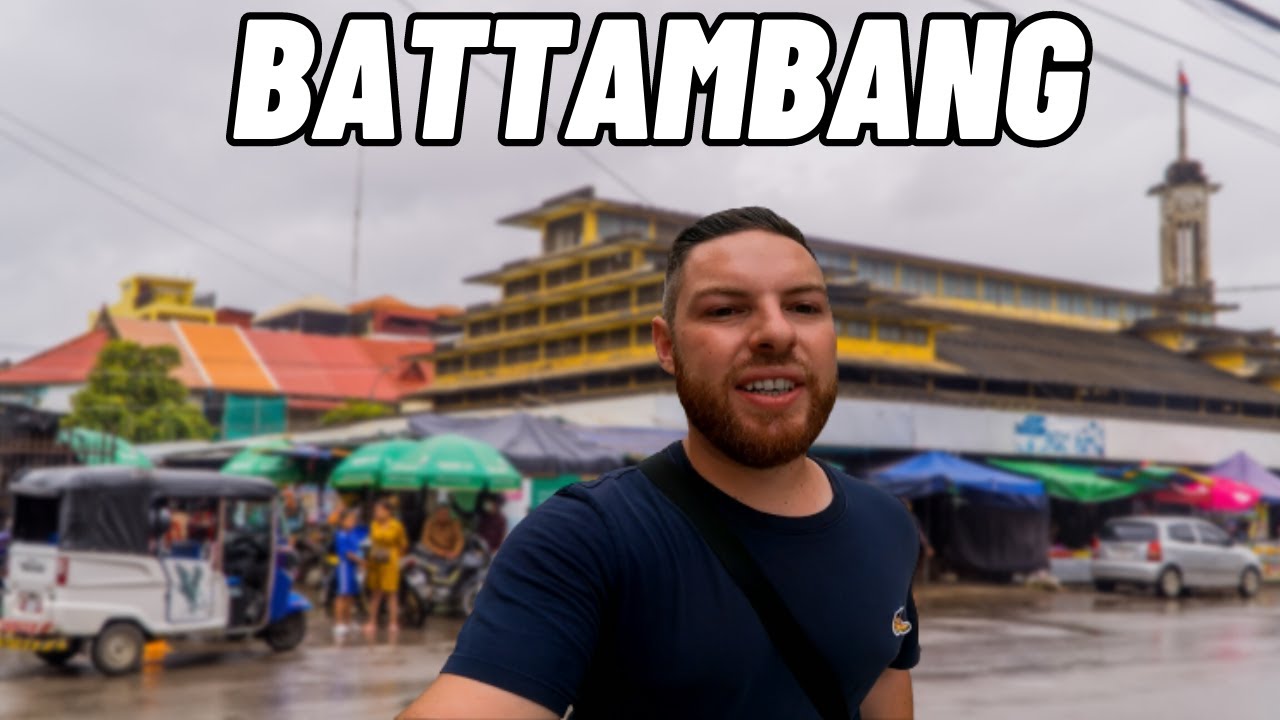 Улицы Баттамбанга, провинция Камбоджа 🇰🇭