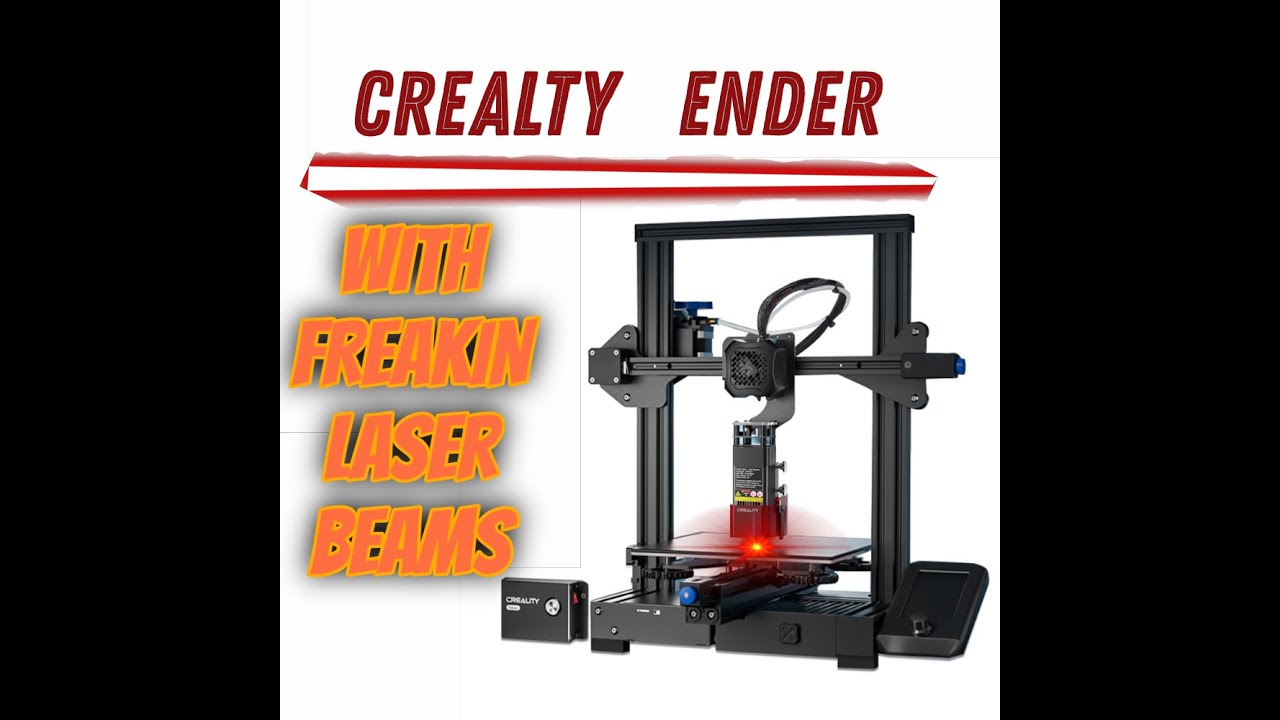 3D Printer that Can Cut stuff??   Creality's 10w Laser Module Attachment for Ender Series.