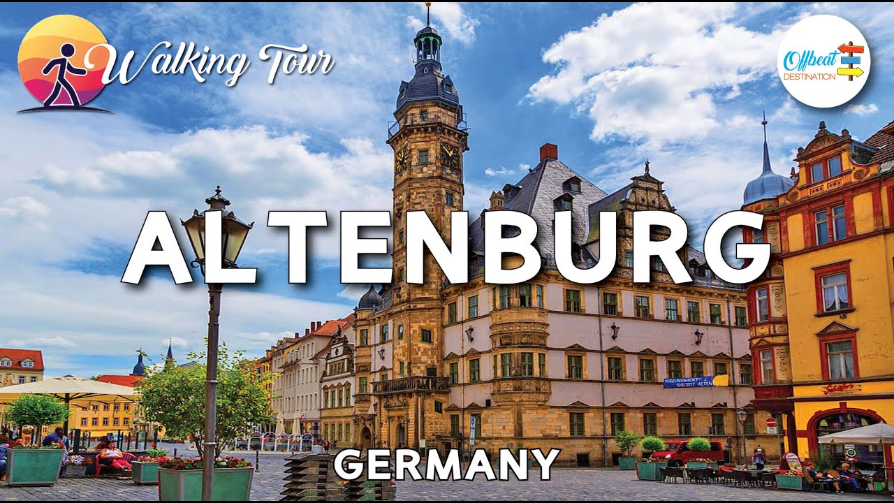 Altenburg Germany 🇩🇪 Walking Tour 4k 60fps I A Historical Walking Journey