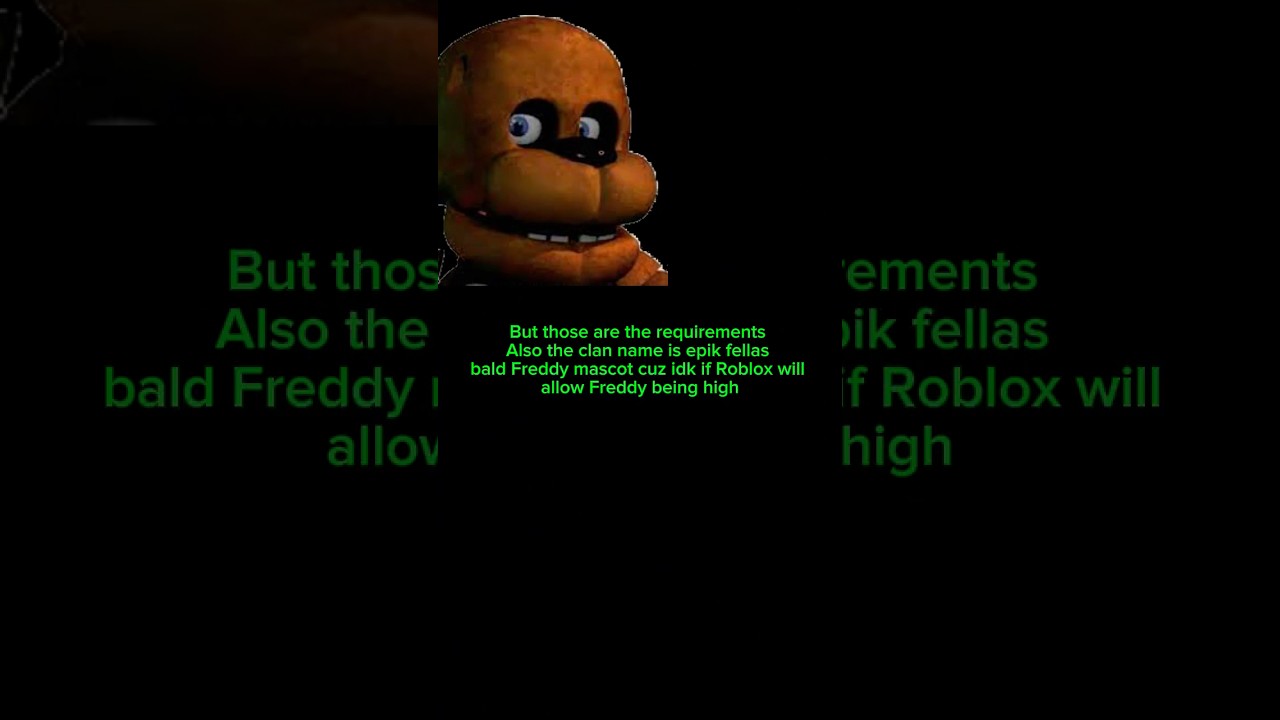 Requirements for clans in fn td 2 #fntd2 #roblox #fnaf