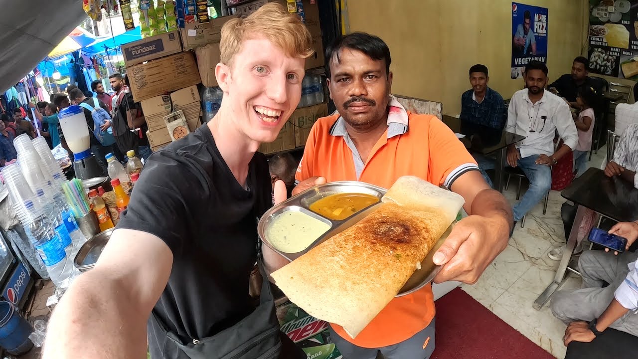 $1 Kolkata Dosa vs. $1 Mumbai Dosa 🇮🇳