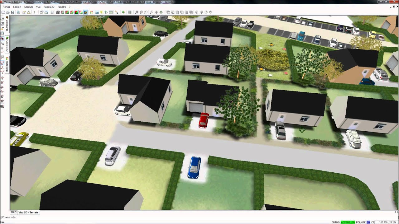 Rendu 3D : Modeleur Batiment 3D