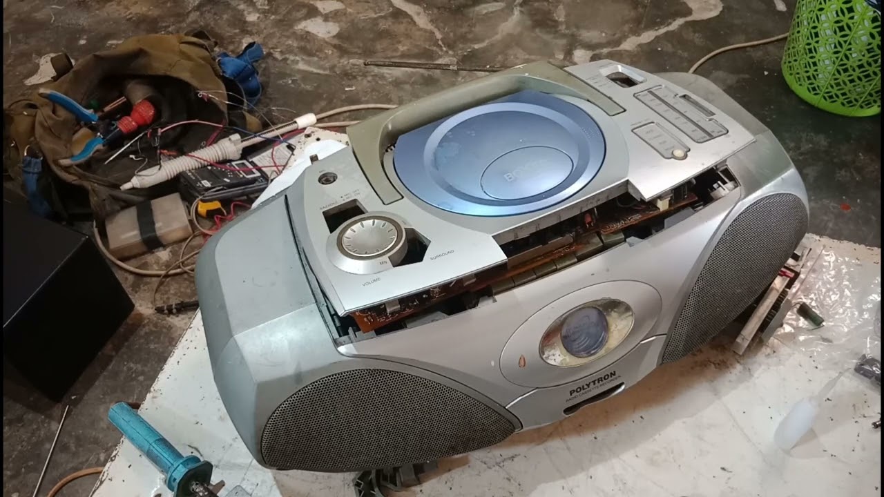 pasang mp3 bluetooth pada mini compo polytron