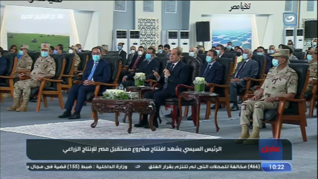 الرئيس السيسي : التكلفة اللي بتتعمل بيها المشاريع زي مستقبل مصر أكبر كتير من اللي بتتعمل في الدلتا