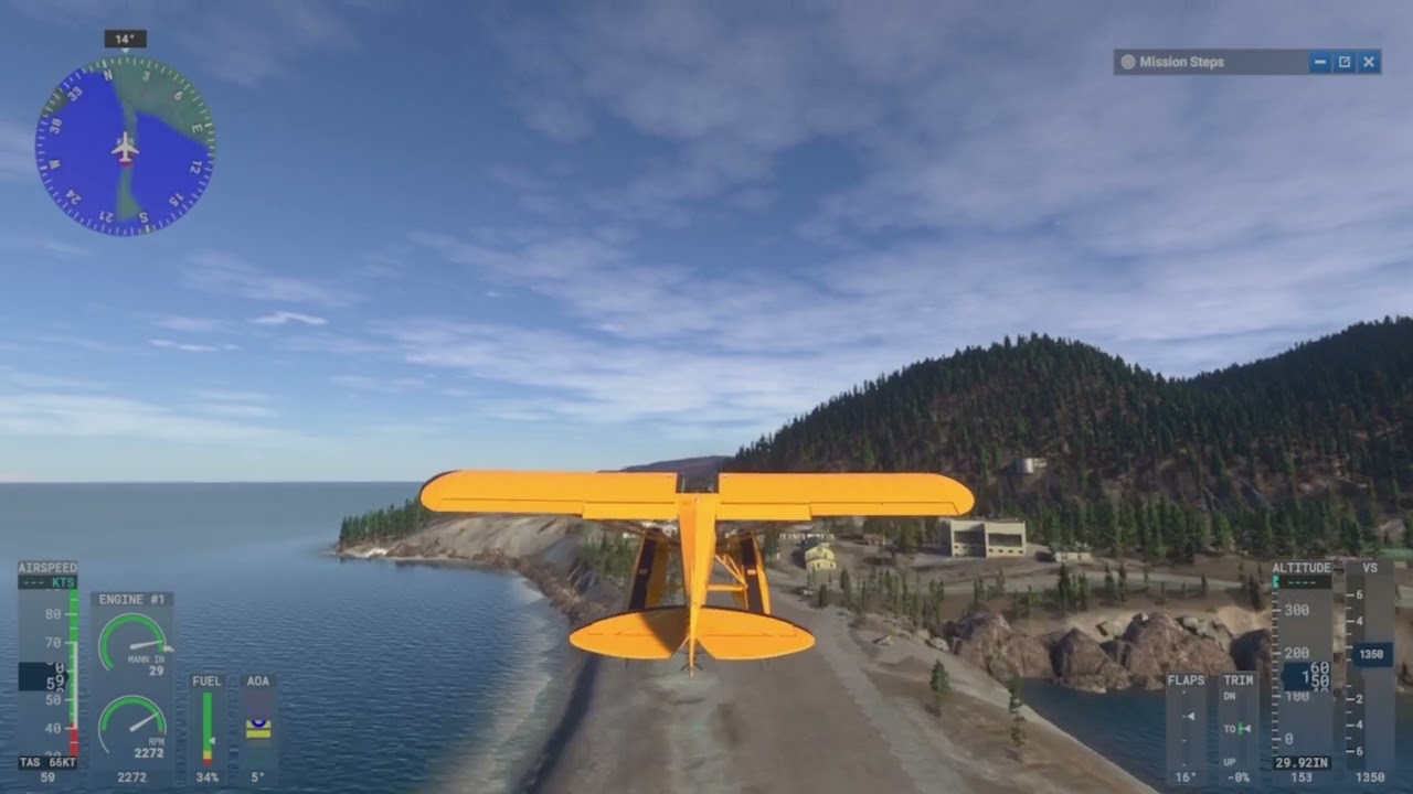 MSFS 2024:Activities: Flight Training: Bush Pilot : Short Field Takeoff