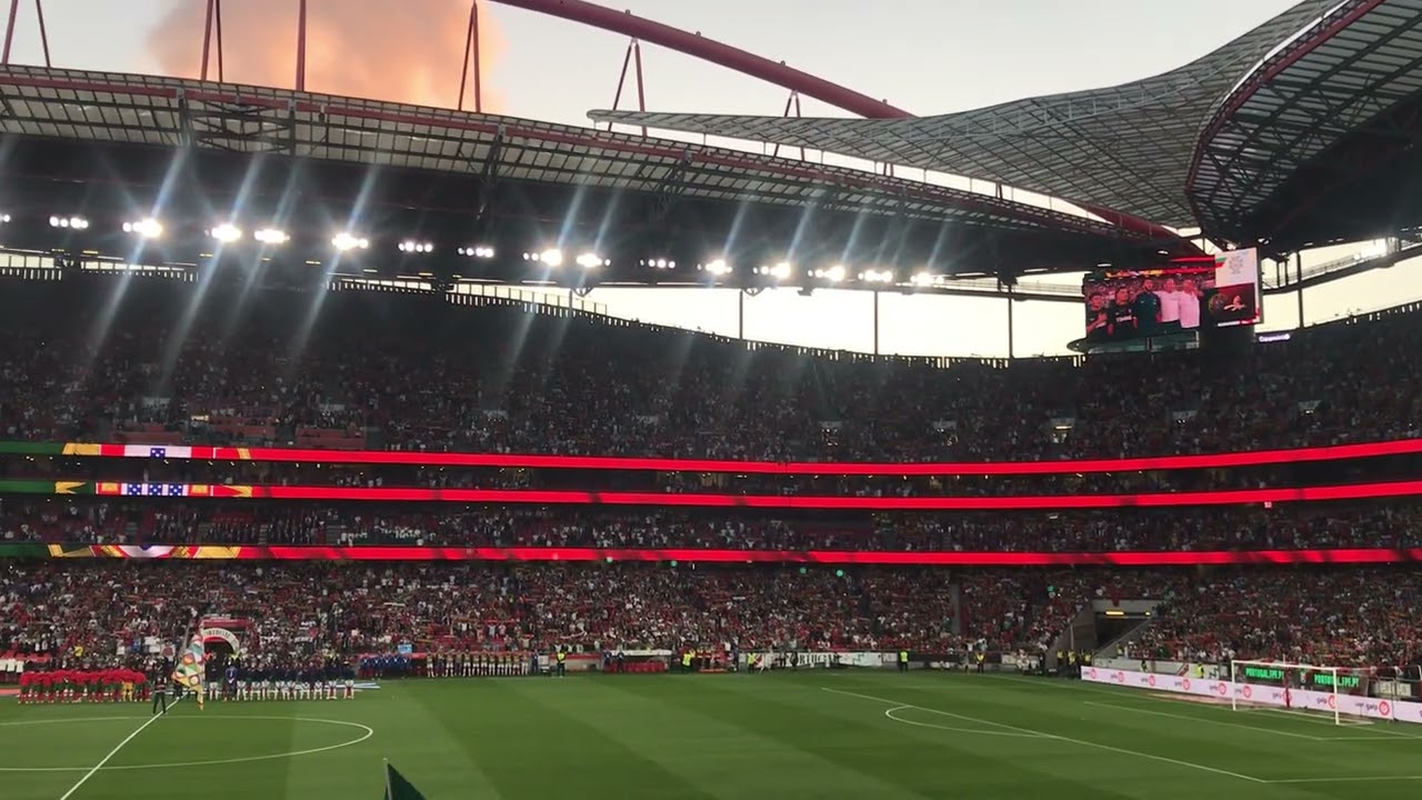 Portugal v Scotland, National Anthems, 8 Sept 2024