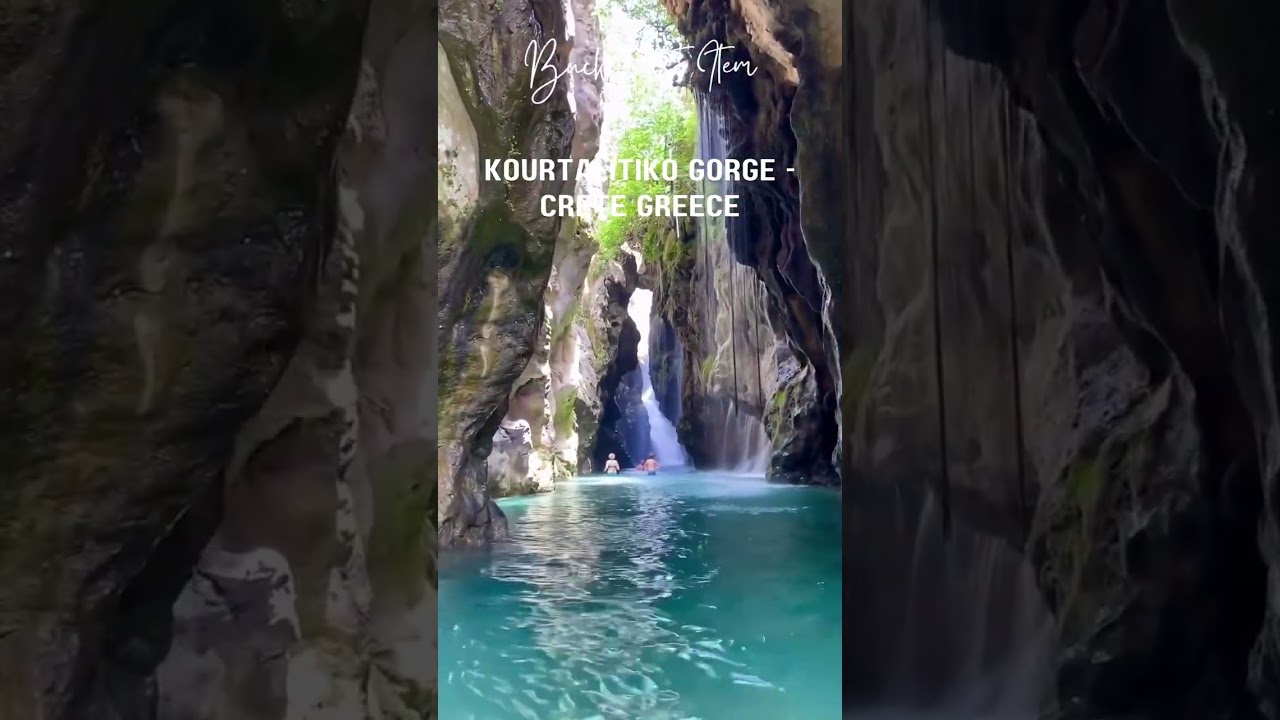 Kourtaliotiko Gorge Crete | Waterfalls, Legends and Hiking Guide
