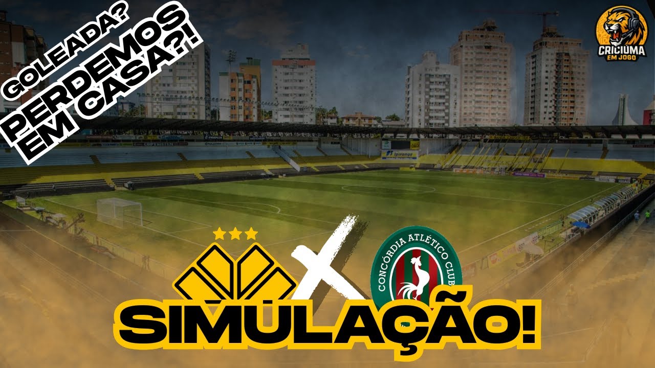 Criciúma x Concórdia - 4ª Rodada Catarinense 2026 (Simulação CPU x CPU)