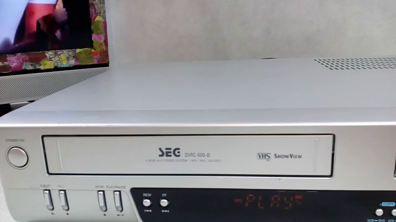 COMBO Nagrywarka DVD/VHS SEG DVRC 600 pl.