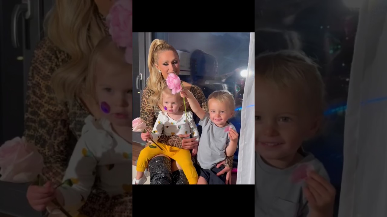 Paris Hilton And Kids, Phoenix And London Are So Adorable In Romania #parishilton #romania #shorts