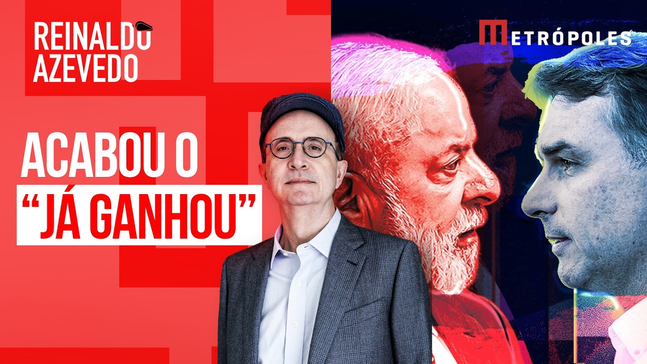 Reinaldo Azevedo - Lula cresce, Fl&aacute;vio recua e pesquisas mostram empate rigoroso no 2&ordm; turno
